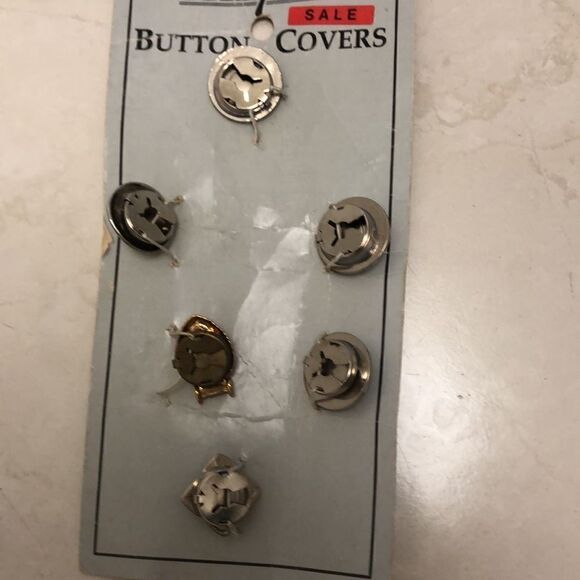 Vintage Button Covers - Picture 2 of 2